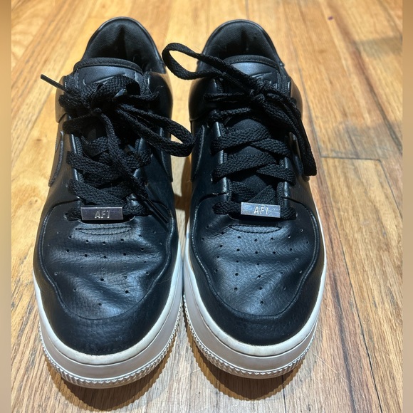 Nike Air Force 1 Sage Low Black size 9.5 Women’s - Picture 3 of 7